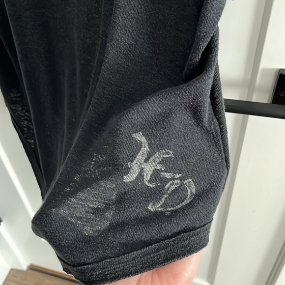 Harley Davidson Henley Burnout Tee - Picture 5 of 11